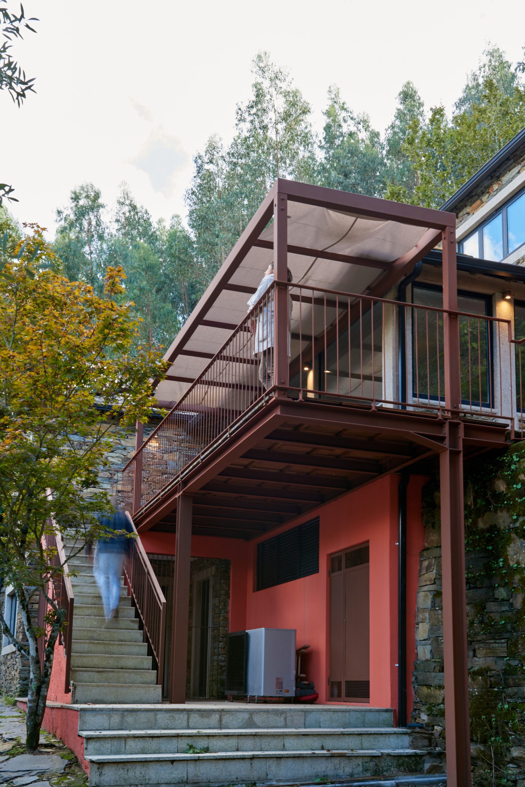 Self Sufficient Living - After: Shaded balcony