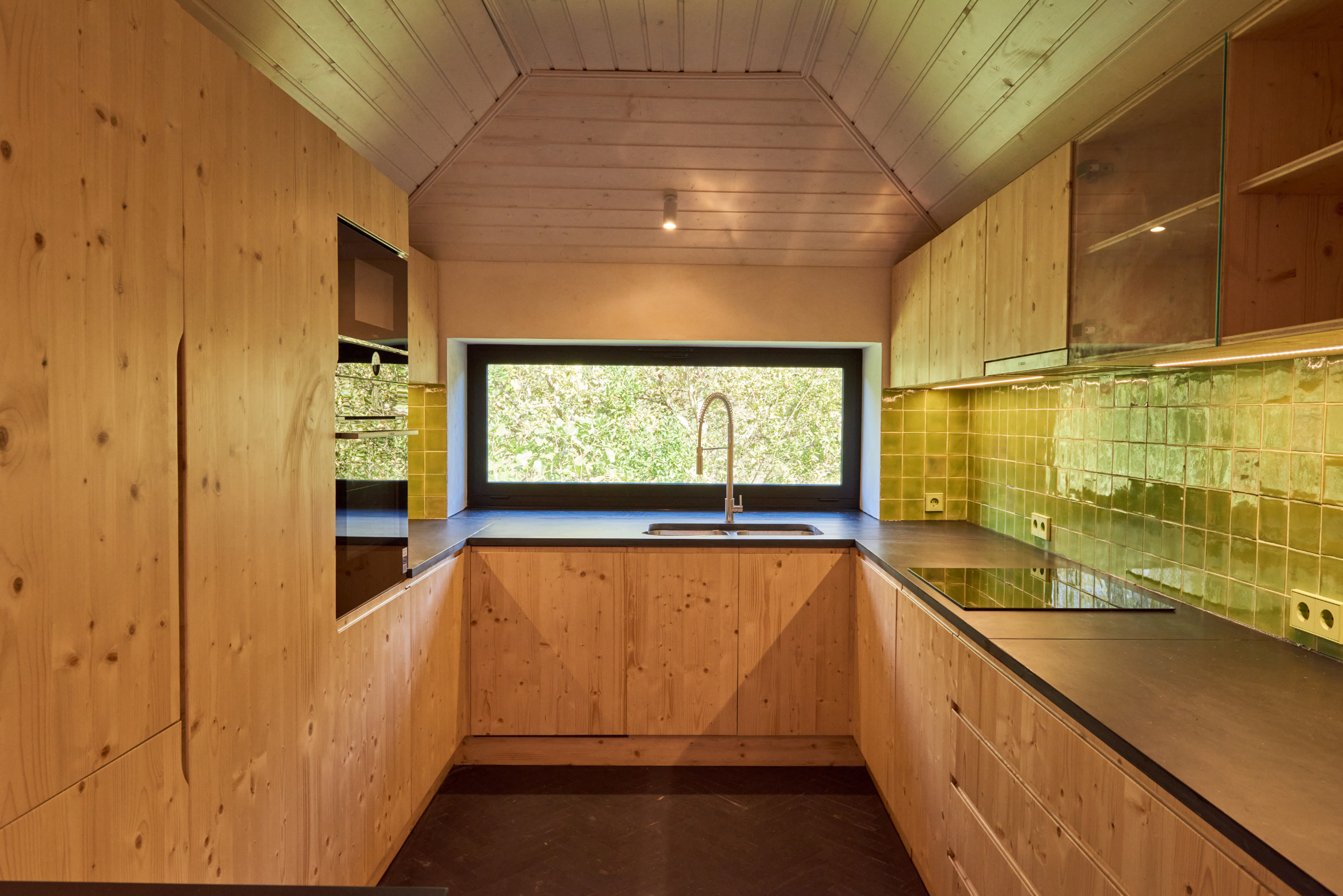 Self Sufficient Living - After: Crafted kitchen with thermal comfort