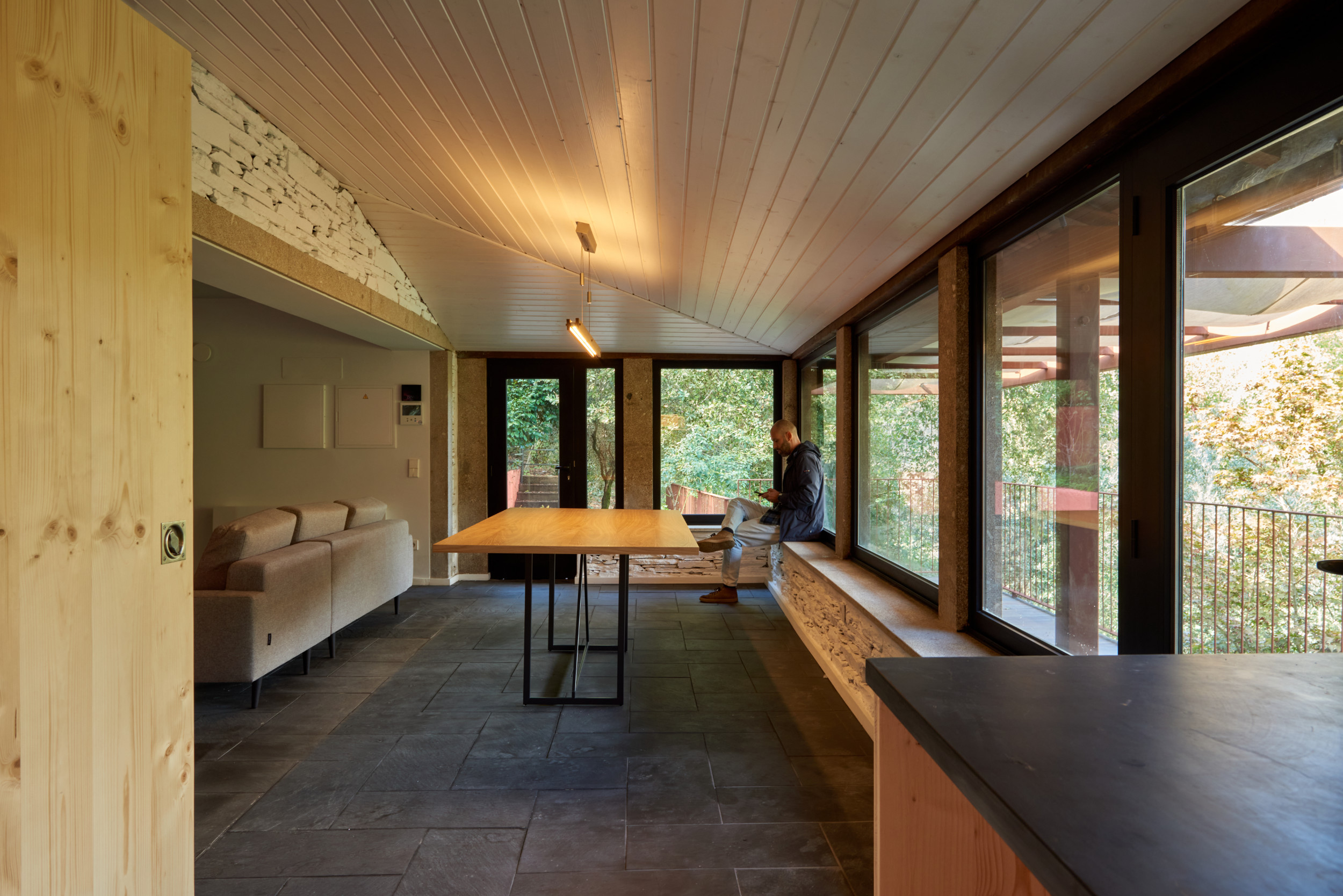 Self-Sufficient Living — After: Integrated living and crafted materials