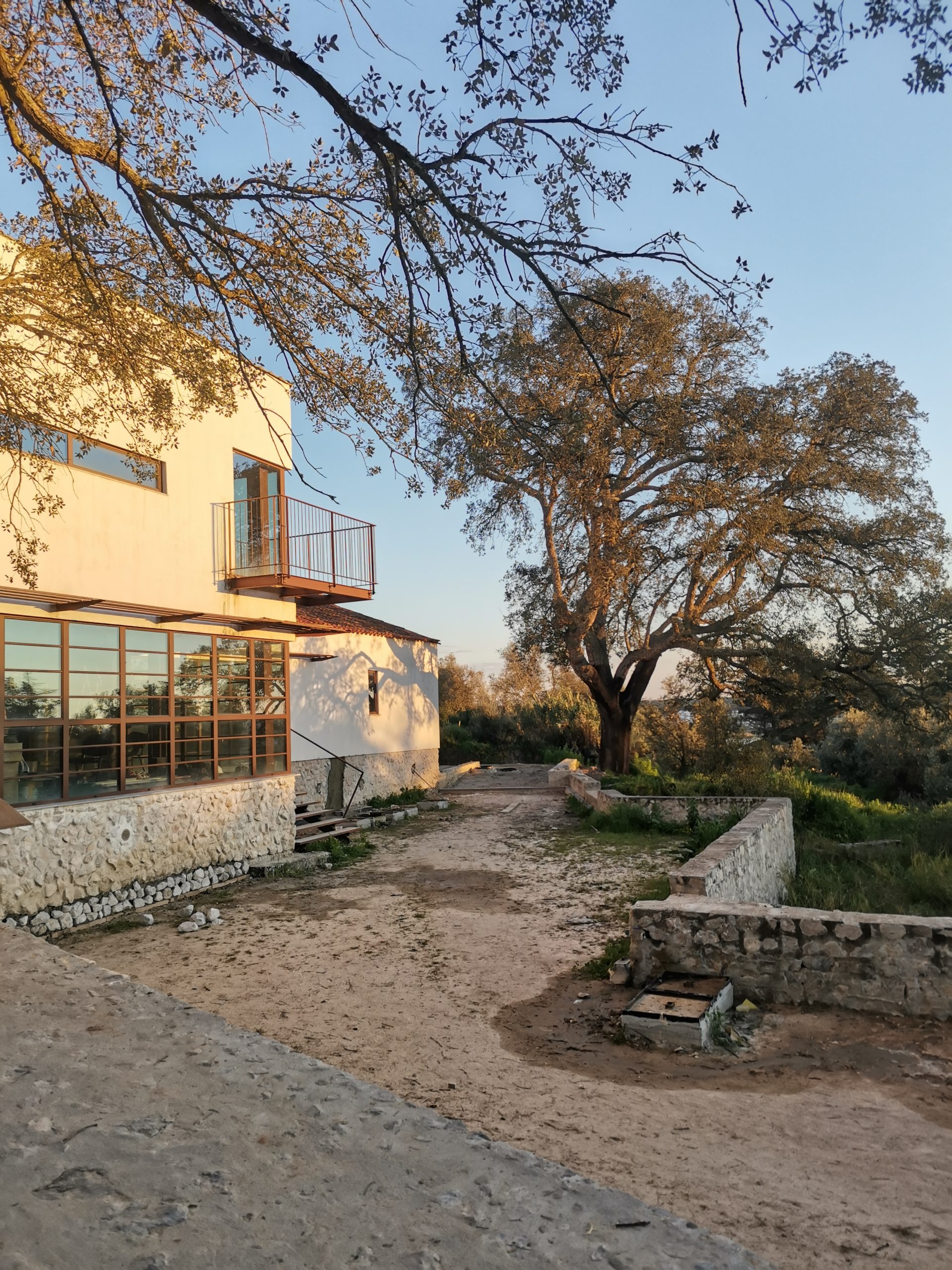 Former Factory Retreat — After: Outdoor living and gathering spaces